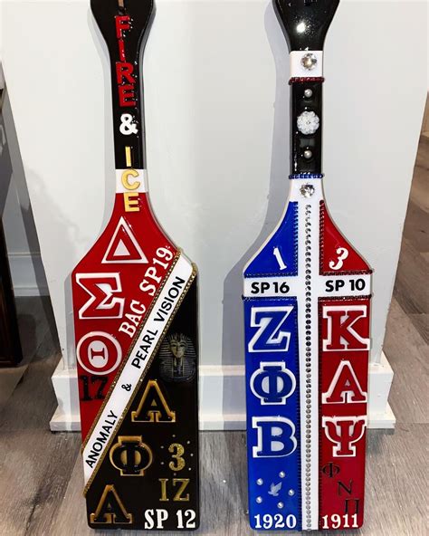 custom greek paddle